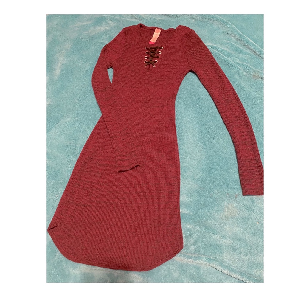 Long Sleeve Sweater Dress